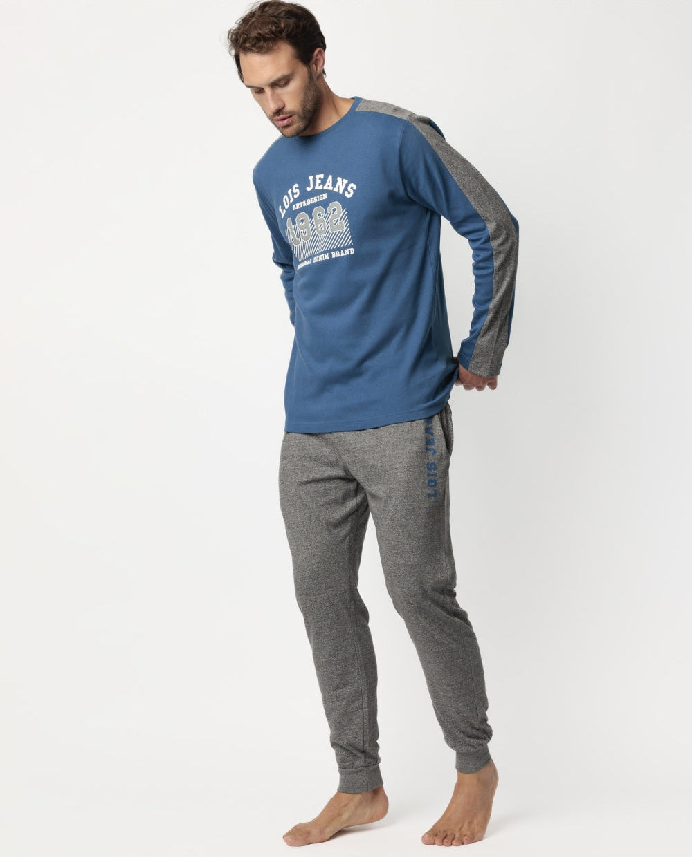 PIJAMA MANGA LARGA HOMBRE PLEATED LOIS