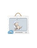 Manta bebé Interbaby Osito Luna Estrellas Azul 110x140 cm
