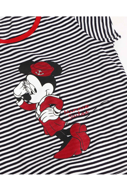 PIJAMA INFANTIL MANGA CORTA PANTALON PESQUERO NIÑA MINNIE SAILOR