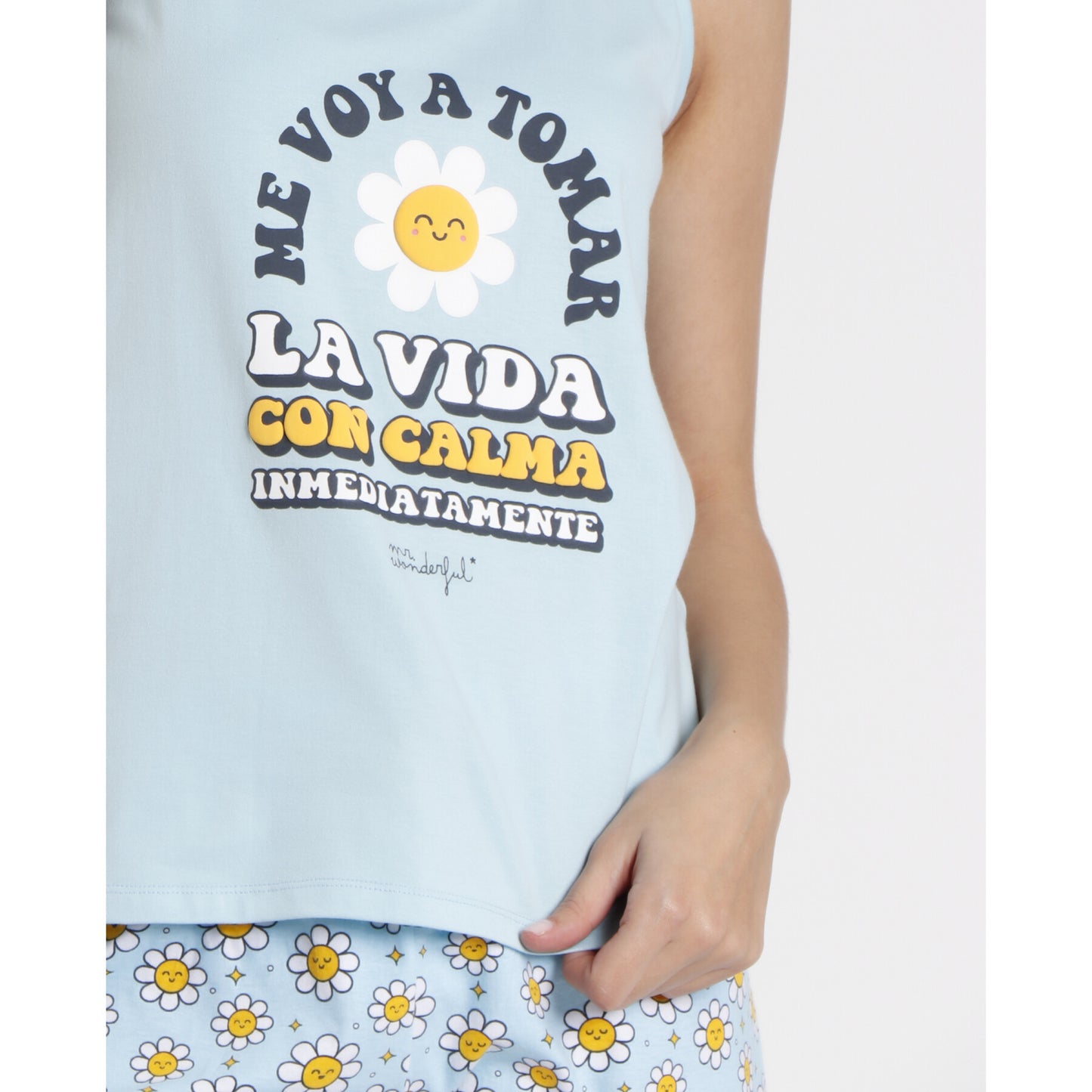 PIJAMA MANGA CORTA POSITIVE LIFE