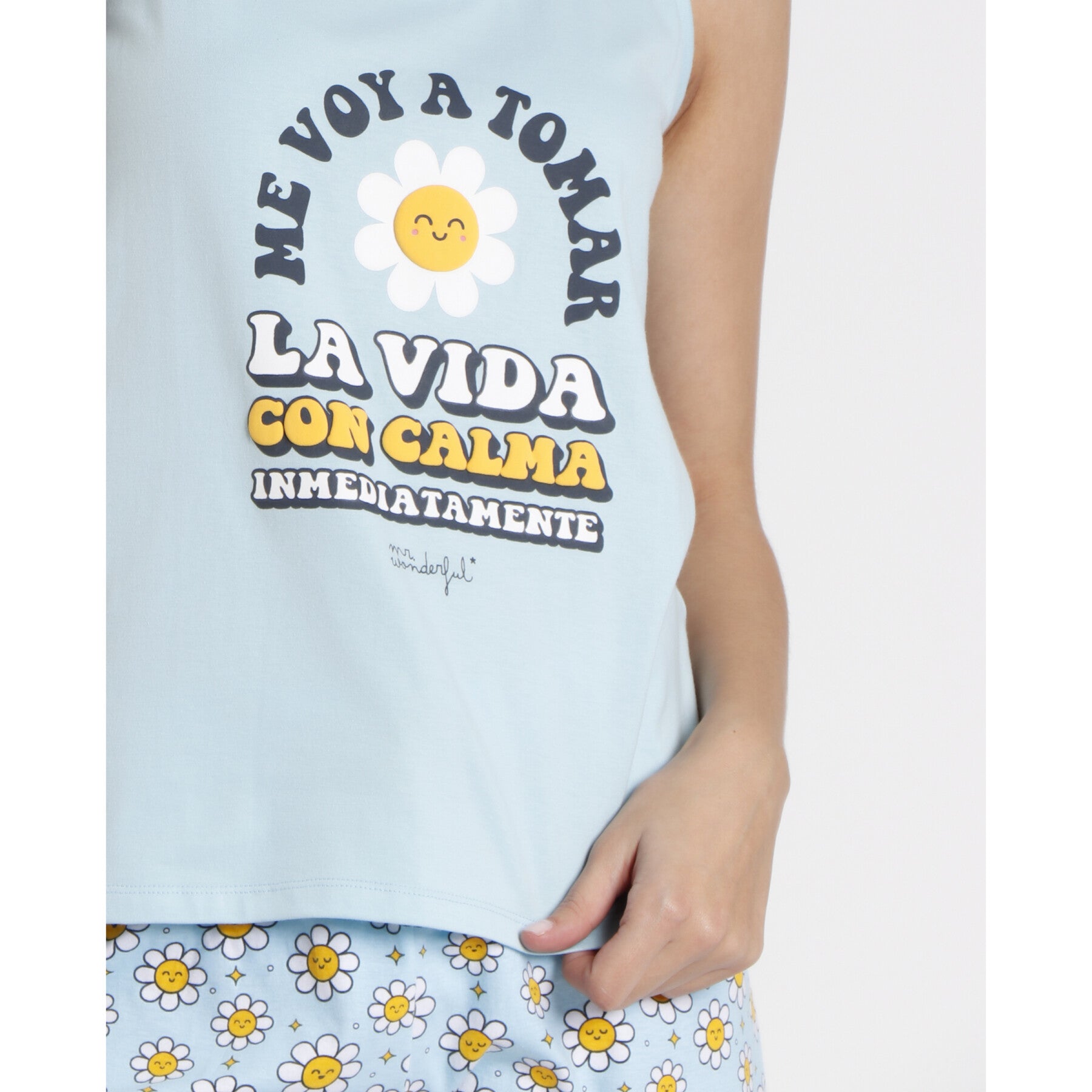 PIJAMA MANGA CORTA POSITIVE LIFE