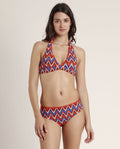 BIKINI HALTER ETHNIC WAVES