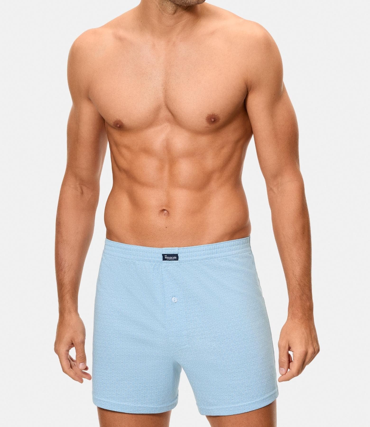 PACK-2 BOXERS ANCHOS MIX AZUL DUAL A0100