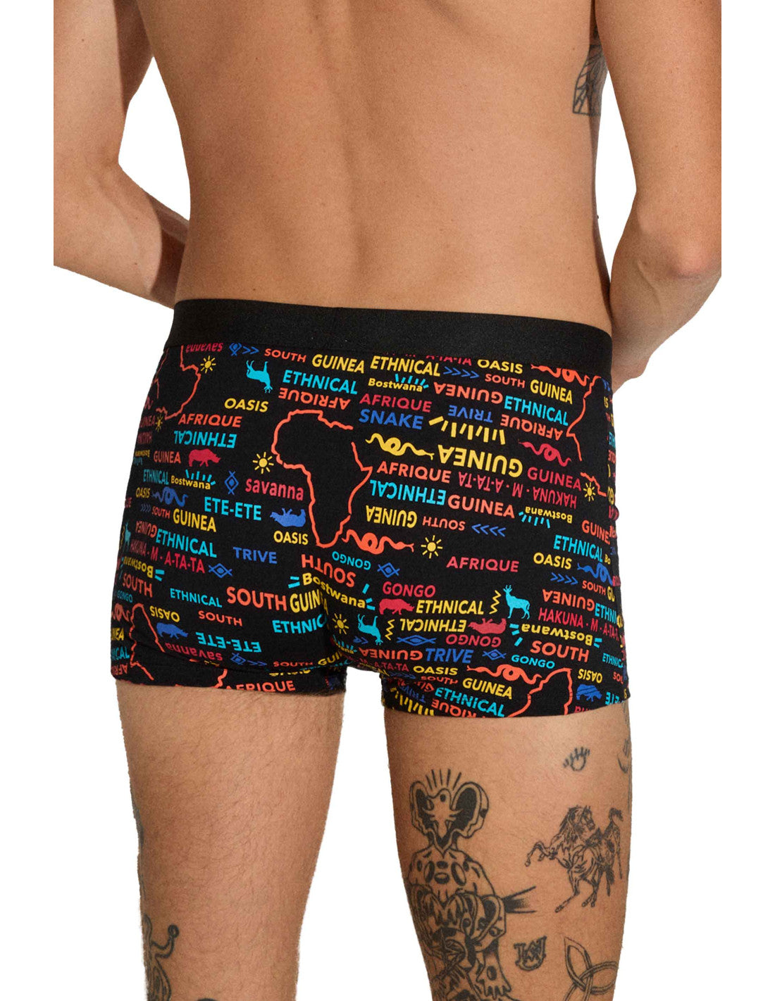 PACK-2 BOXERS SHORT MIDI AFRICAN PRINT 20383