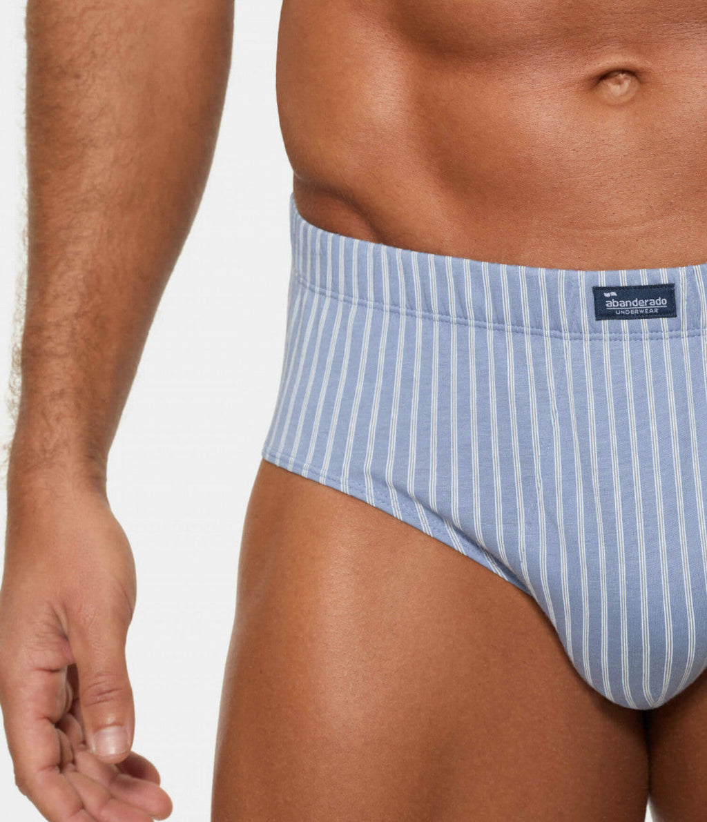 PACK-3 SLIPS SEMICORTOS ALGODON 080 MIX GRIS KAKI