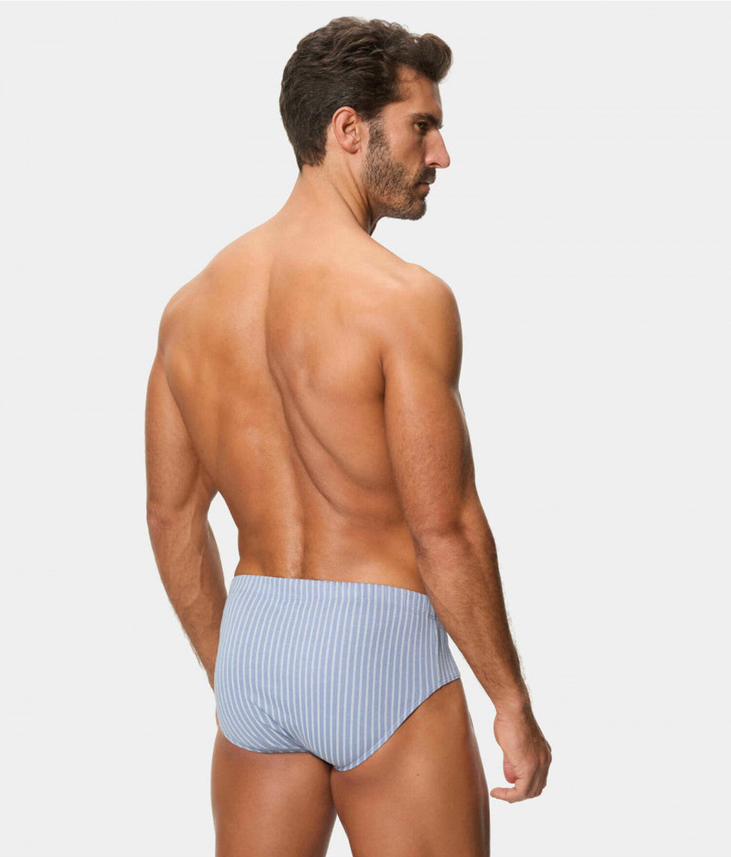 PACK-3 SLIPS SEMICORTOS ALGODON 080 MIX GRIS KAKI