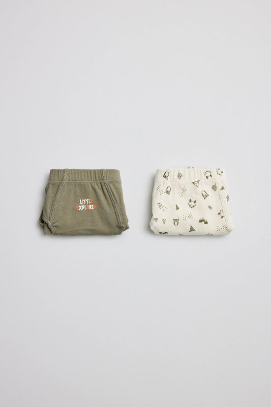 PACK-2 SLIPS INFANTIL NIÑO LITTLE EXPLORER