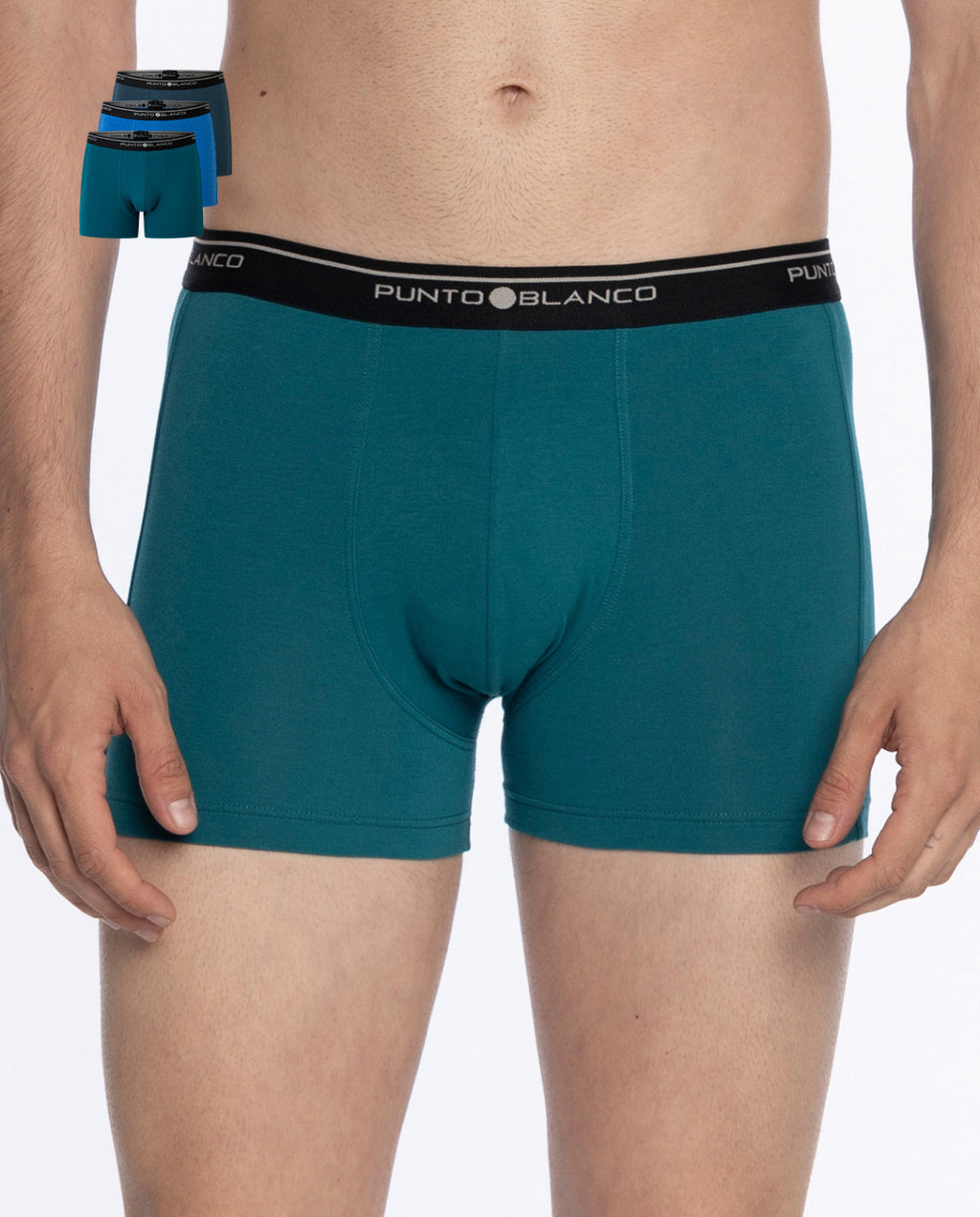 PACK-3 BOXERS BASIX PUNTO BLANCO 523