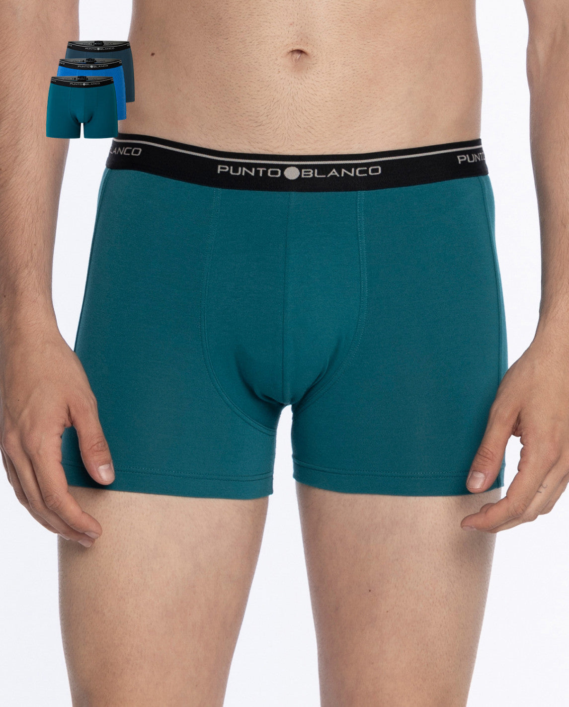 PACK-3 BOXERS BASIX PUNTO BLANCO 523