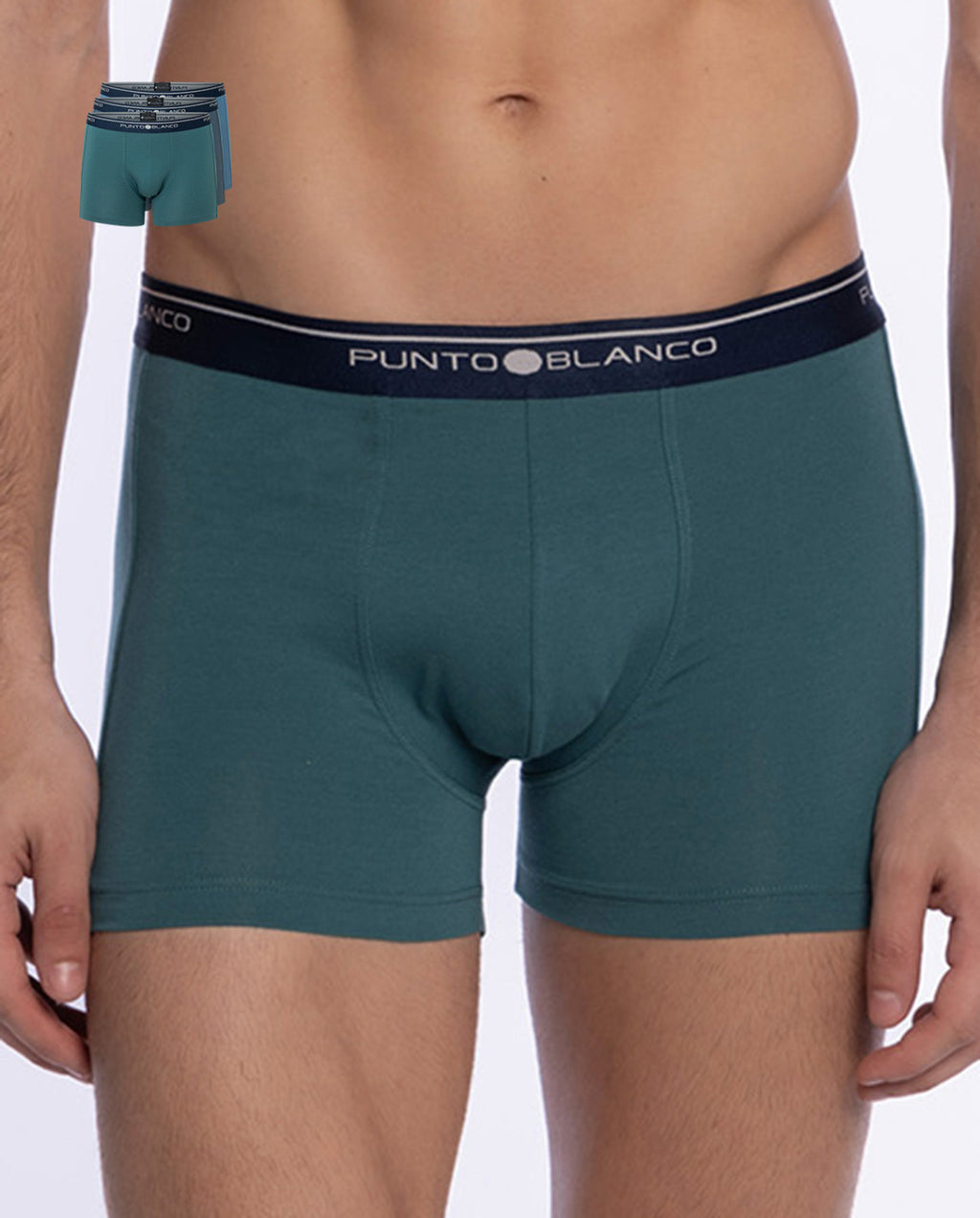 PACK-3 BOXERS BASIX PUNTO BLANCO 554