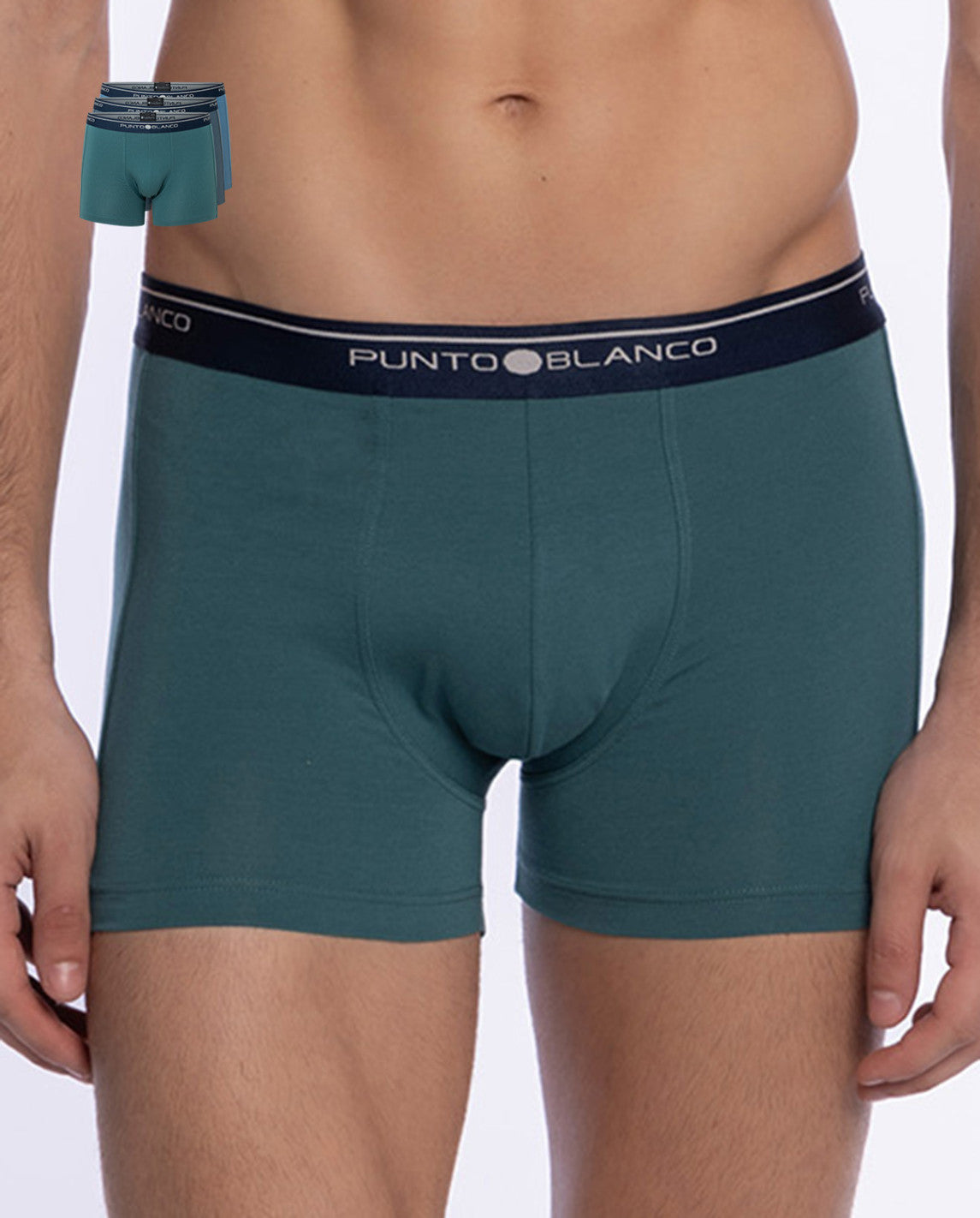 PACK-3 BOXERS BASIX PUNTO BLANCO 554