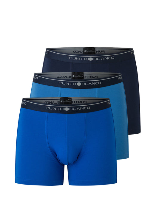 PACK-3 BOXERS BASIX PUNTO BLANCO 677