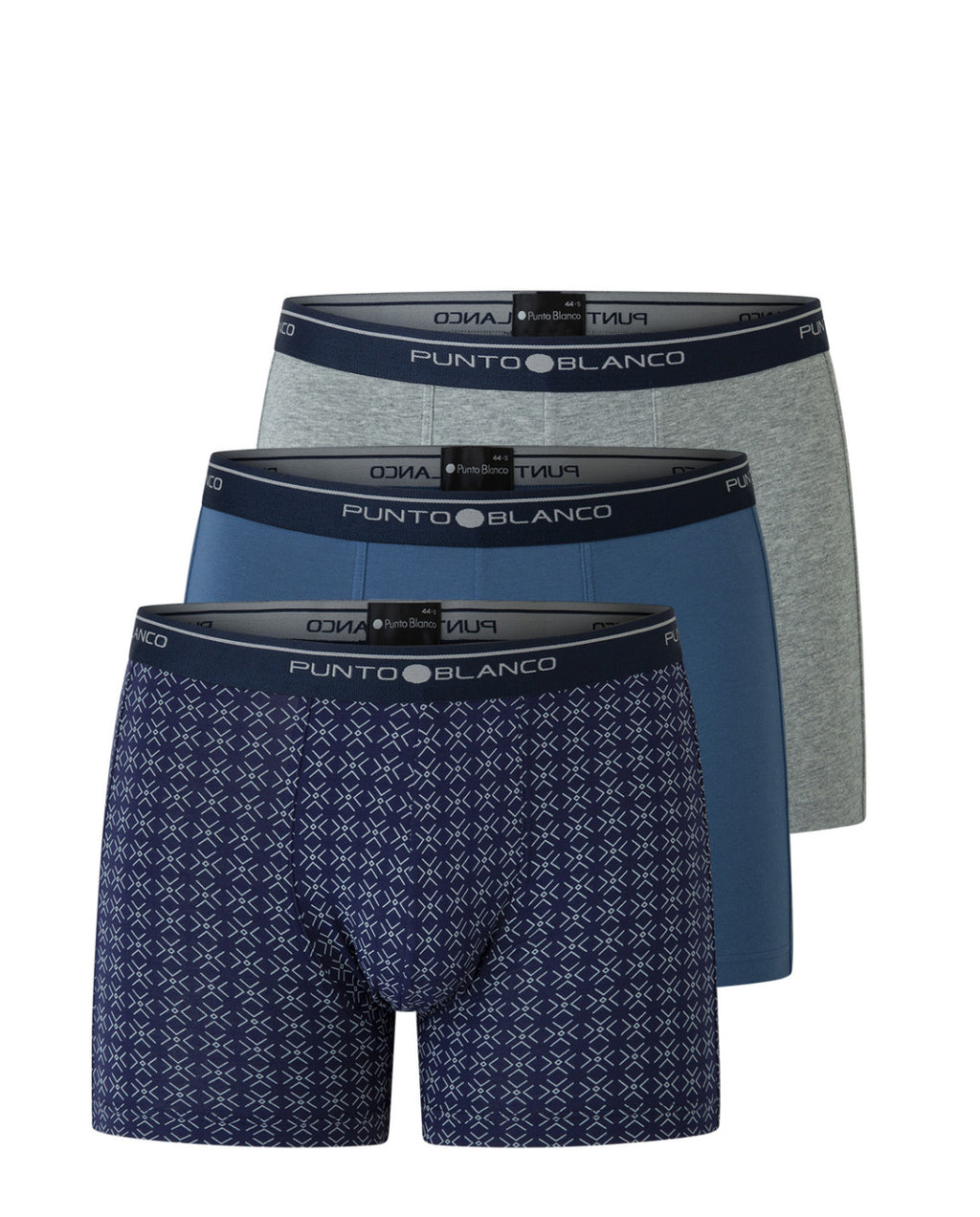 PACK-3 BOXERS BASIX PUNTO BLANCO 676