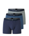 PACK-3 BOXERS BASIX PUNTO BLANCO 676