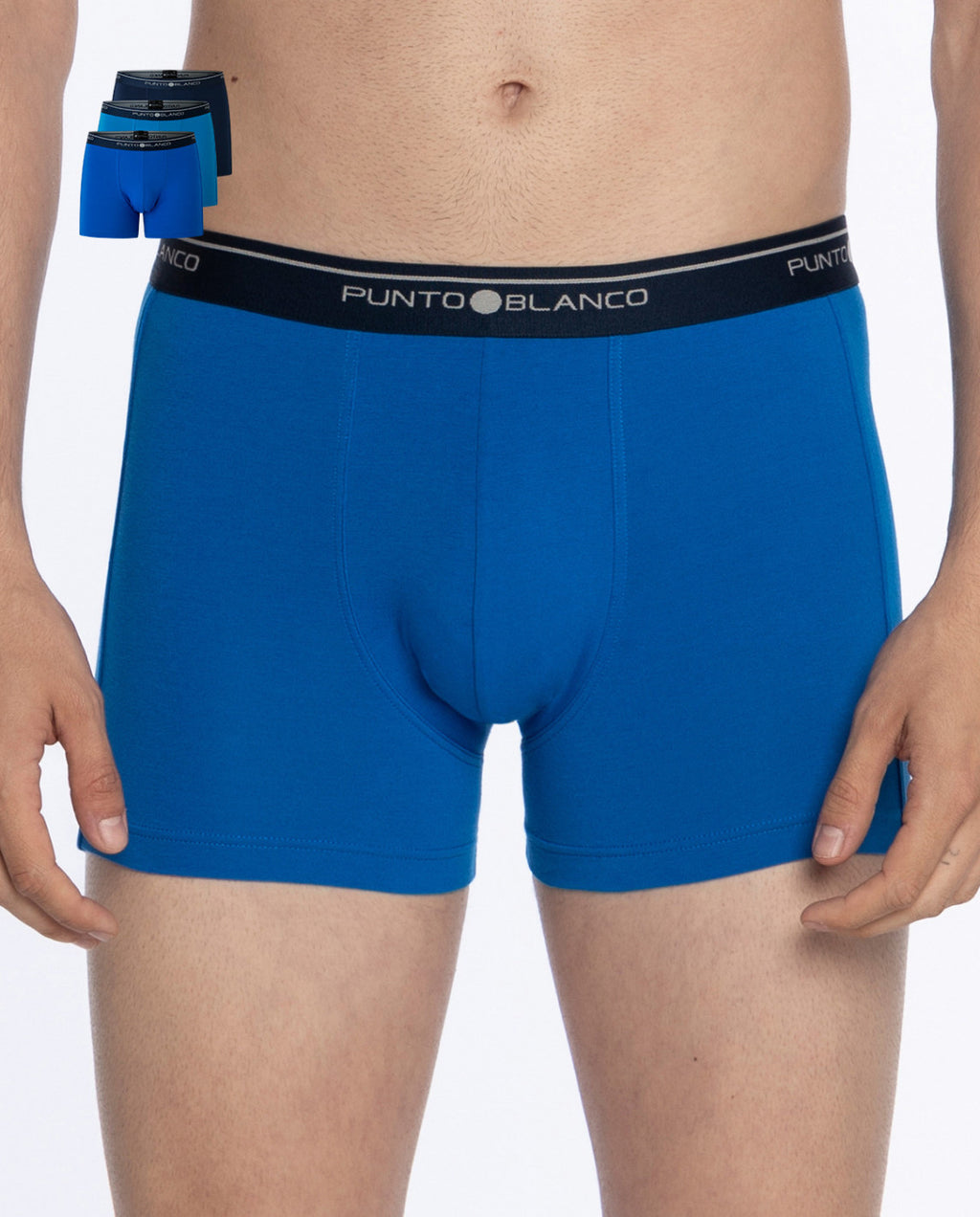 PACK-3 BOXERS BASIX PUNTO BLANCO 673