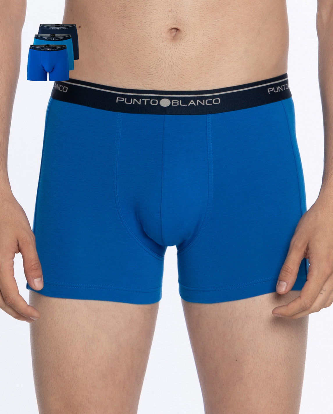 PACK-3 BOXERS BASIX PUNTO BLANCO 673