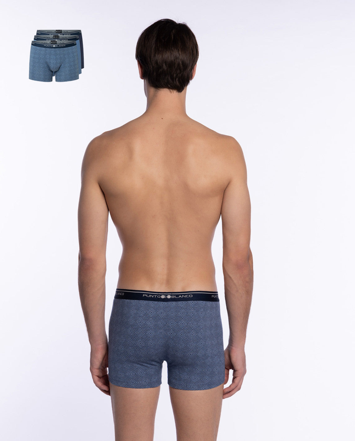 PACK-3 BOXERS BASIX PUNTO BLANCO 523
