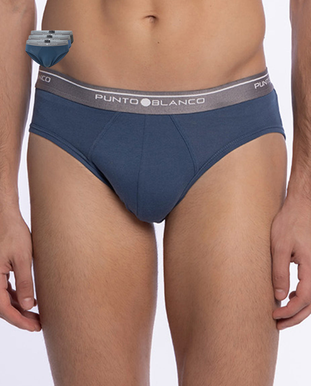 PACK-3 SLIPS BASIX PUNTO BLANCO 554
