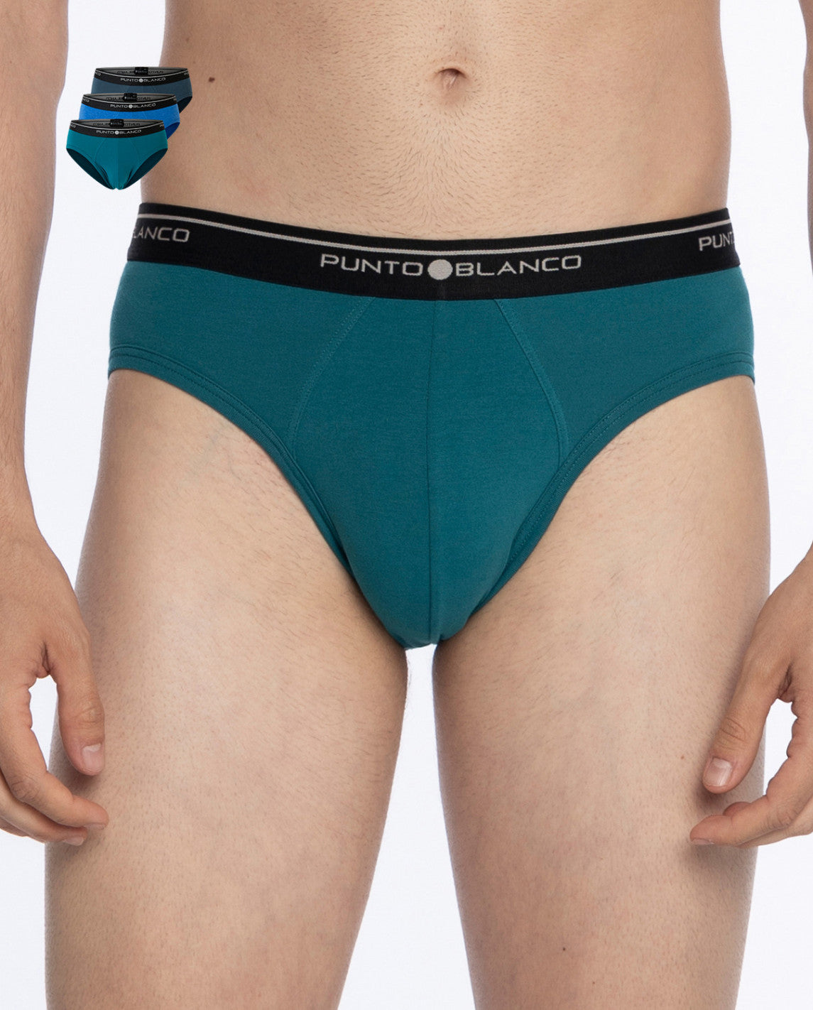 PACK-3 SLIPS BASIC PUNTO BLANCO 674