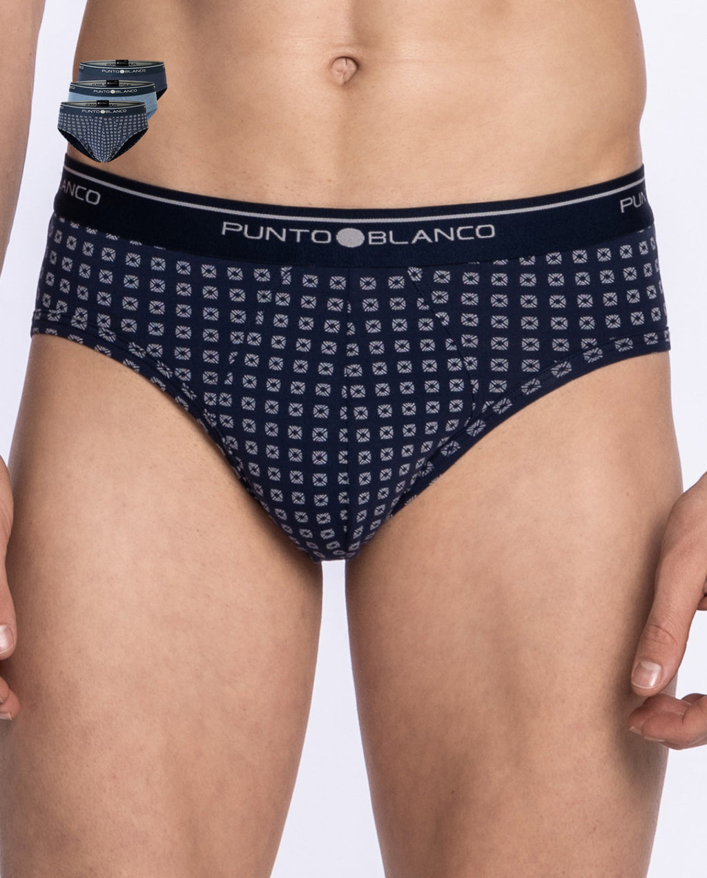 PACK-3 SLIPS BASIX PUNTO BLANCO 539