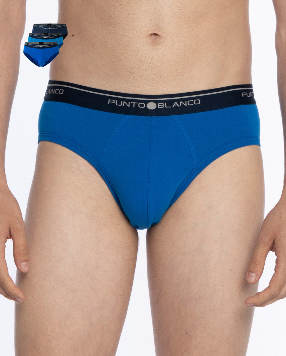 PACK-3 SLIPS BASIX PUNTO BLANCO 673