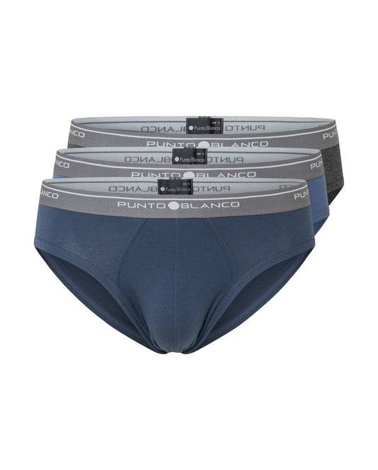 PACK-3 SLIPS BASIX PUNTO BLANCO 529