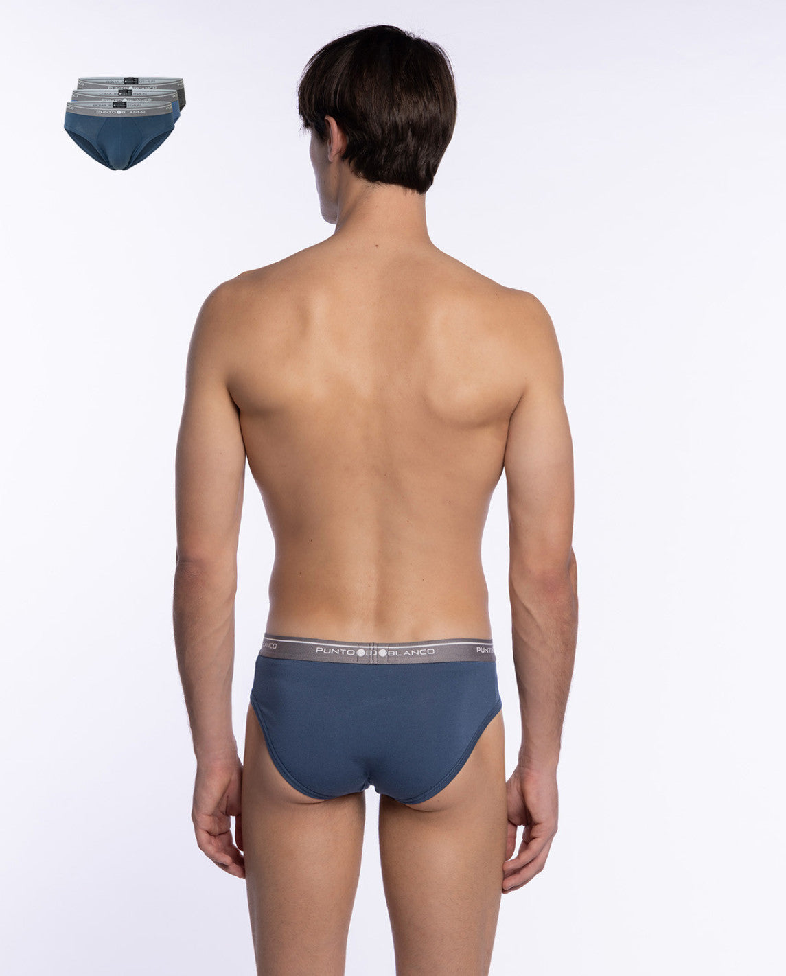 PACK-3 SLIPS BASIX PUNTO BLANCO 529