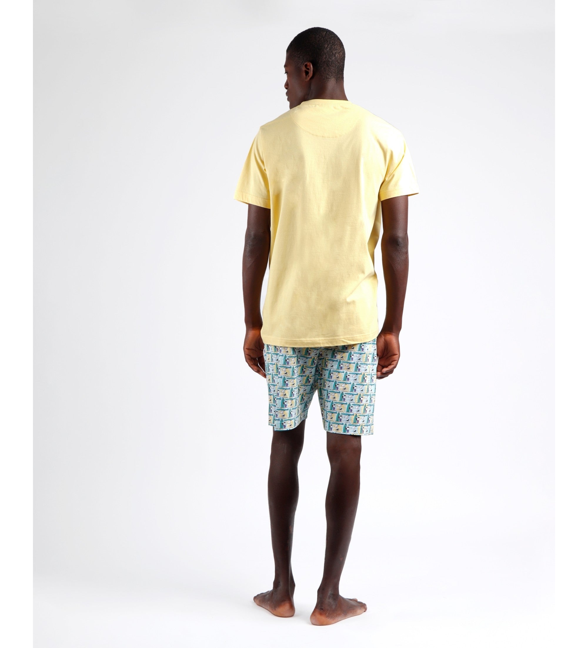 PIJAMA MANGA CORTA HOMBRE BEACH BEAGLE PEANUTS
