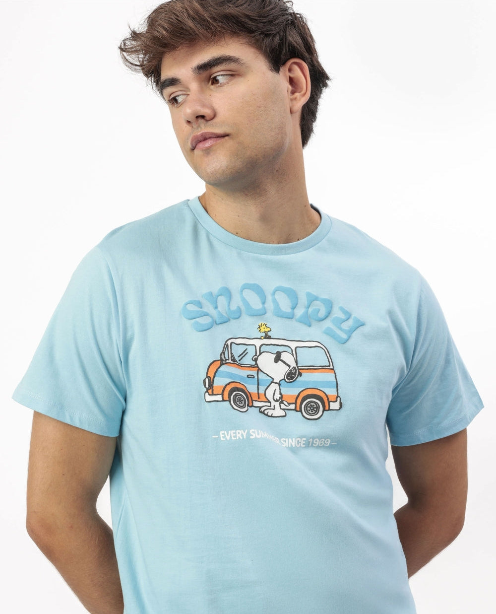 PIJAMA MANGA CORTA HOMBRE SNOOPY VAN