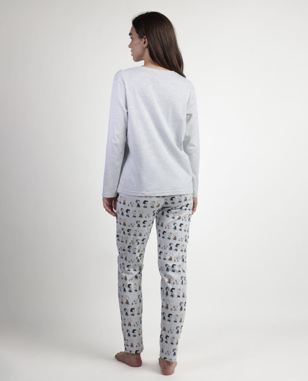 PIJAMA MANGA LARGA MUJER SNOOPY & FRIENDS