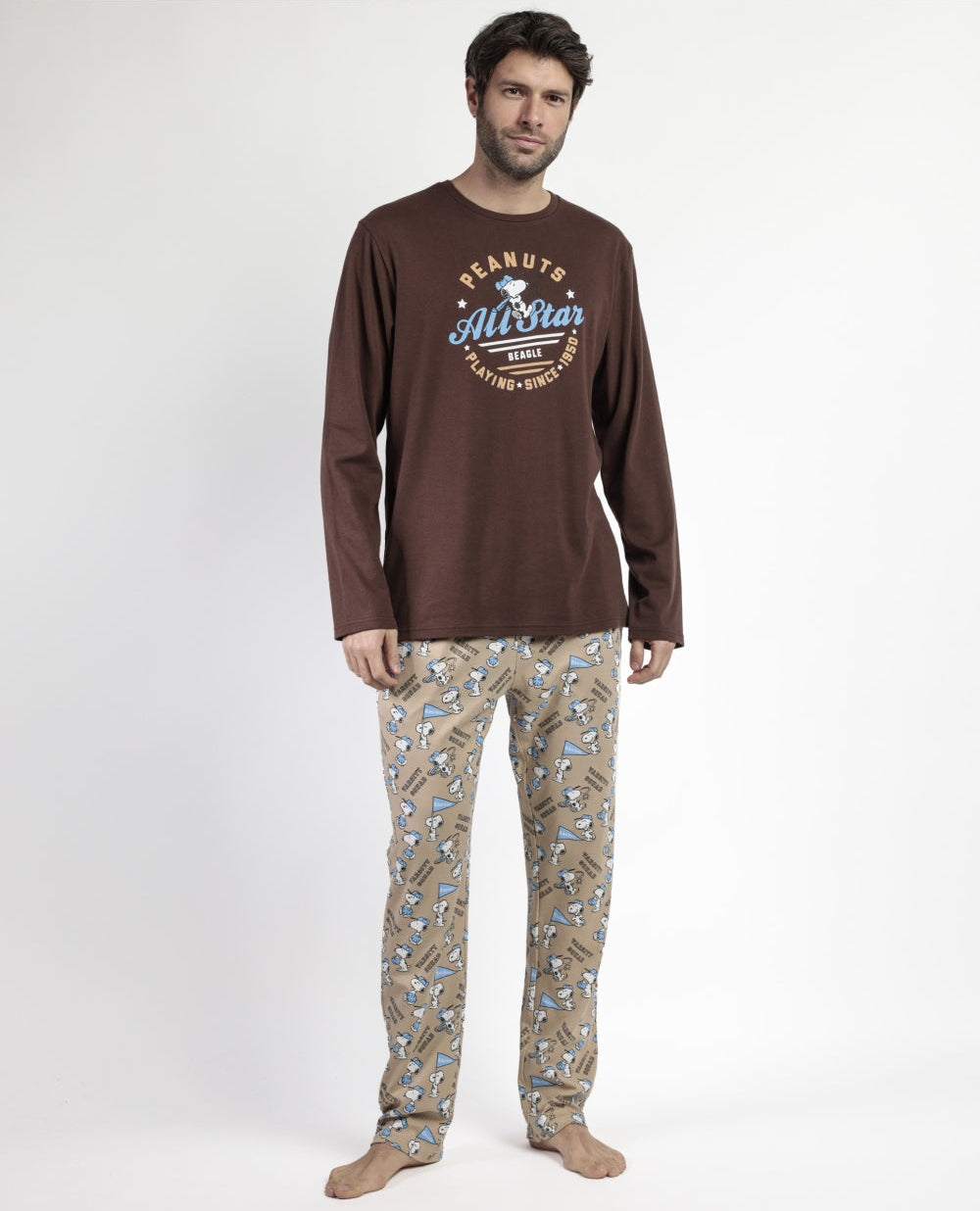 PIJAMA MANGA LARGA HOMBRE VARSITY SQUAD