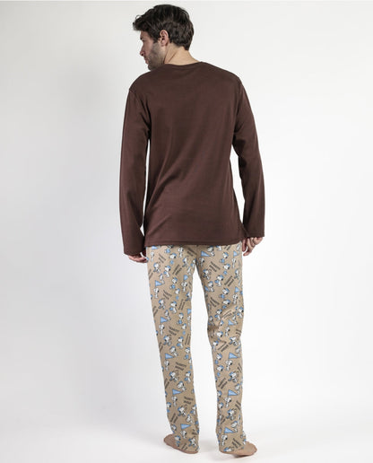 PIJAMA MANGA LARGA HOMBRE VARSITY SQUAD