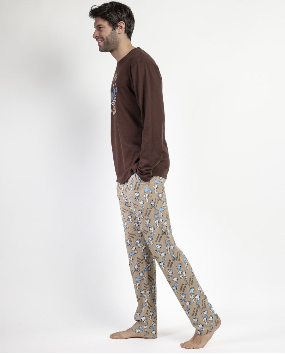 PIJAMA MANGA LARGA HOMBRE VARSITY SQUAD