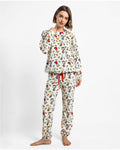 Pijama de mujer Peanuts Velvet Meet Up de terciopelo crudo