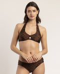 BIKINI HALTER SAVAGE ME ANIMAL SKIN