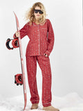 Pijama camisero mujer Snoopy microestampado
