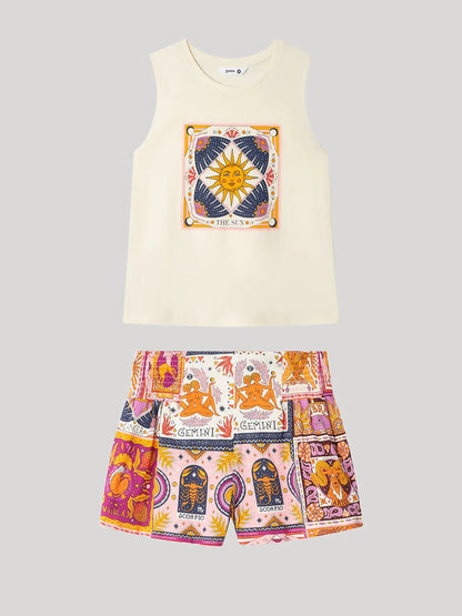 PIJAMA TRANTES ESTAMPADO ZODIACO