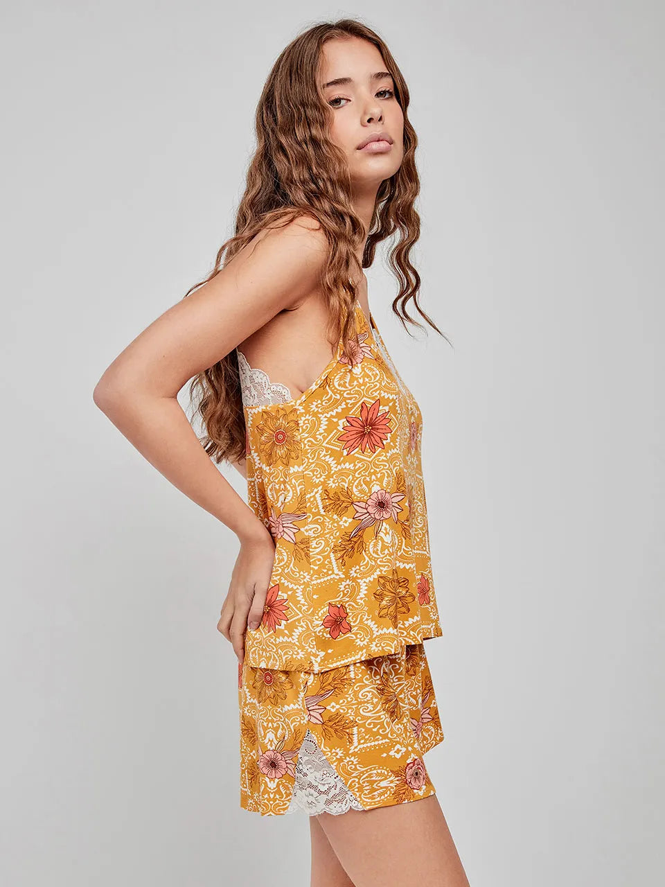 PIJAMA DE TIRANTES BOHO CHIC