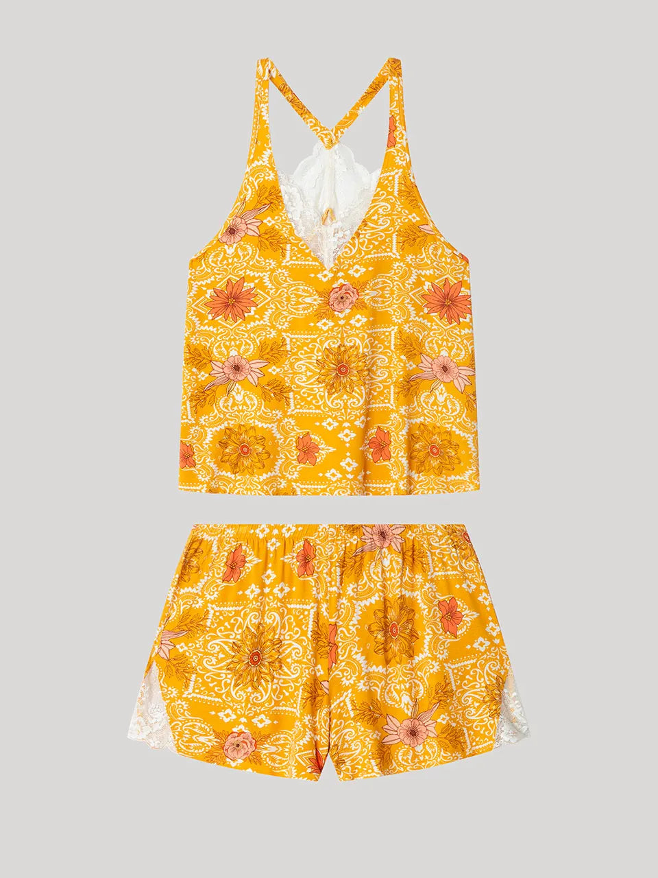 PIJAMA DE TIRANTES BOHO CHIC