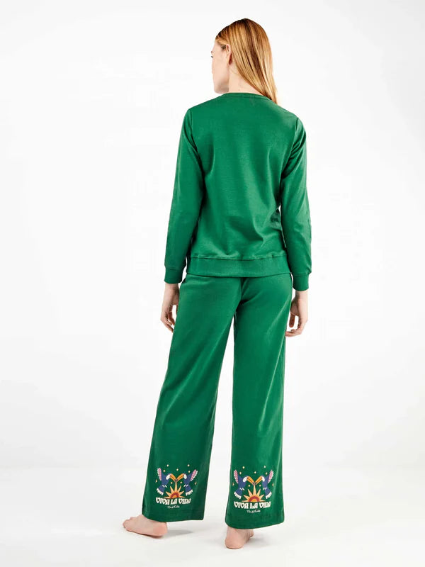 PIJAMA MANGA LARGA MUJER VIVA LA VIDA