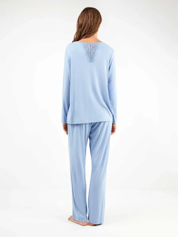 PIJAMA MANGA LARGA MUJER BASIC OCEAN