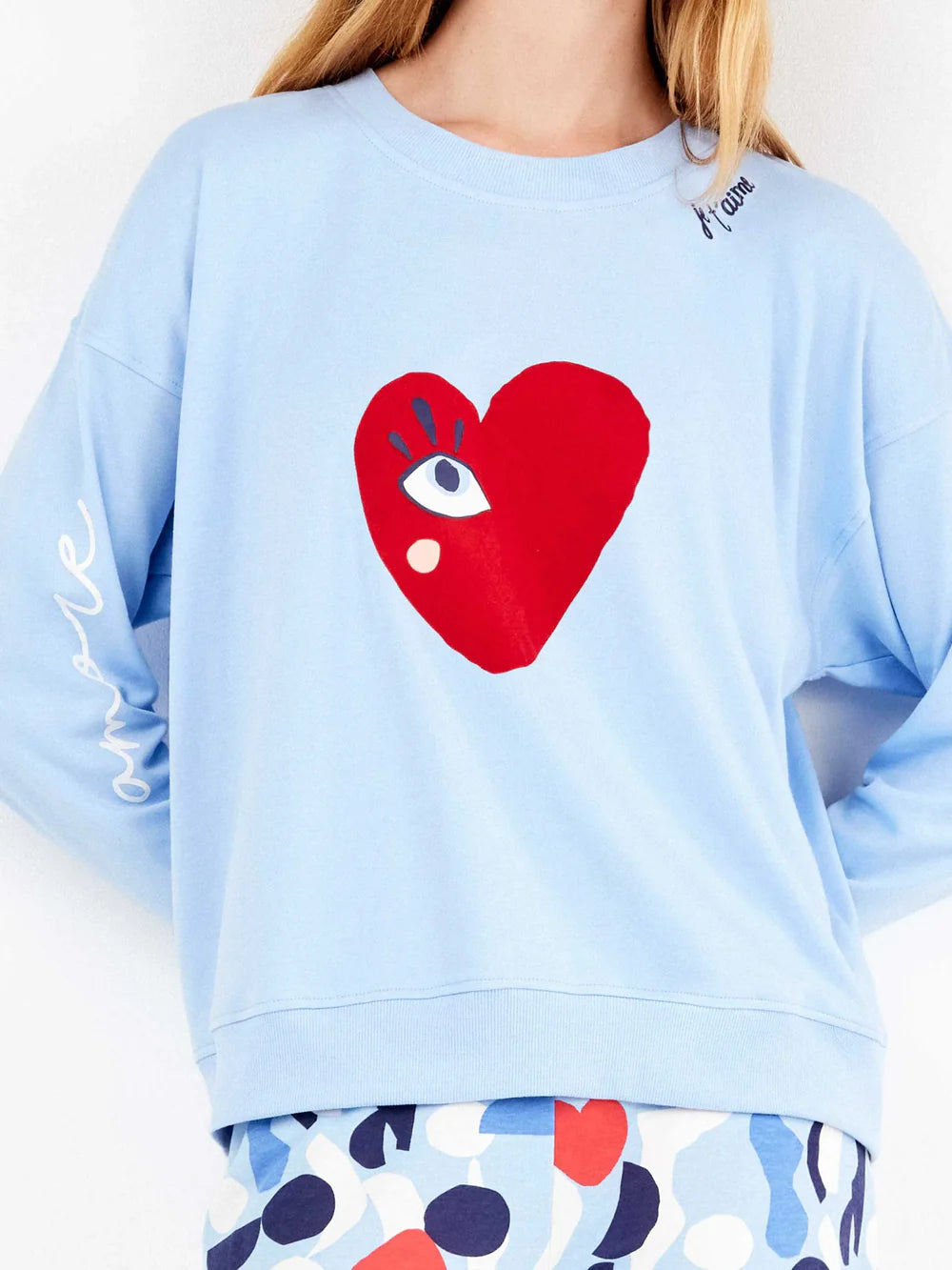 PIJAMA MANGA LARGA MUJER EYES IN MY HEART