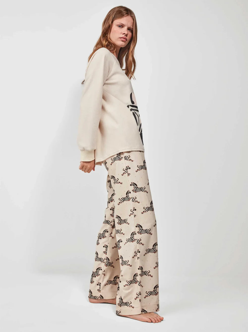 PIJAMA MANGA LARGA MUJER WILD WORLD