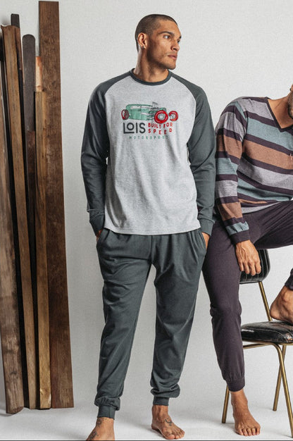PIJAMA MANGA LARGA HOMBRE MOTORSPORT LOIS