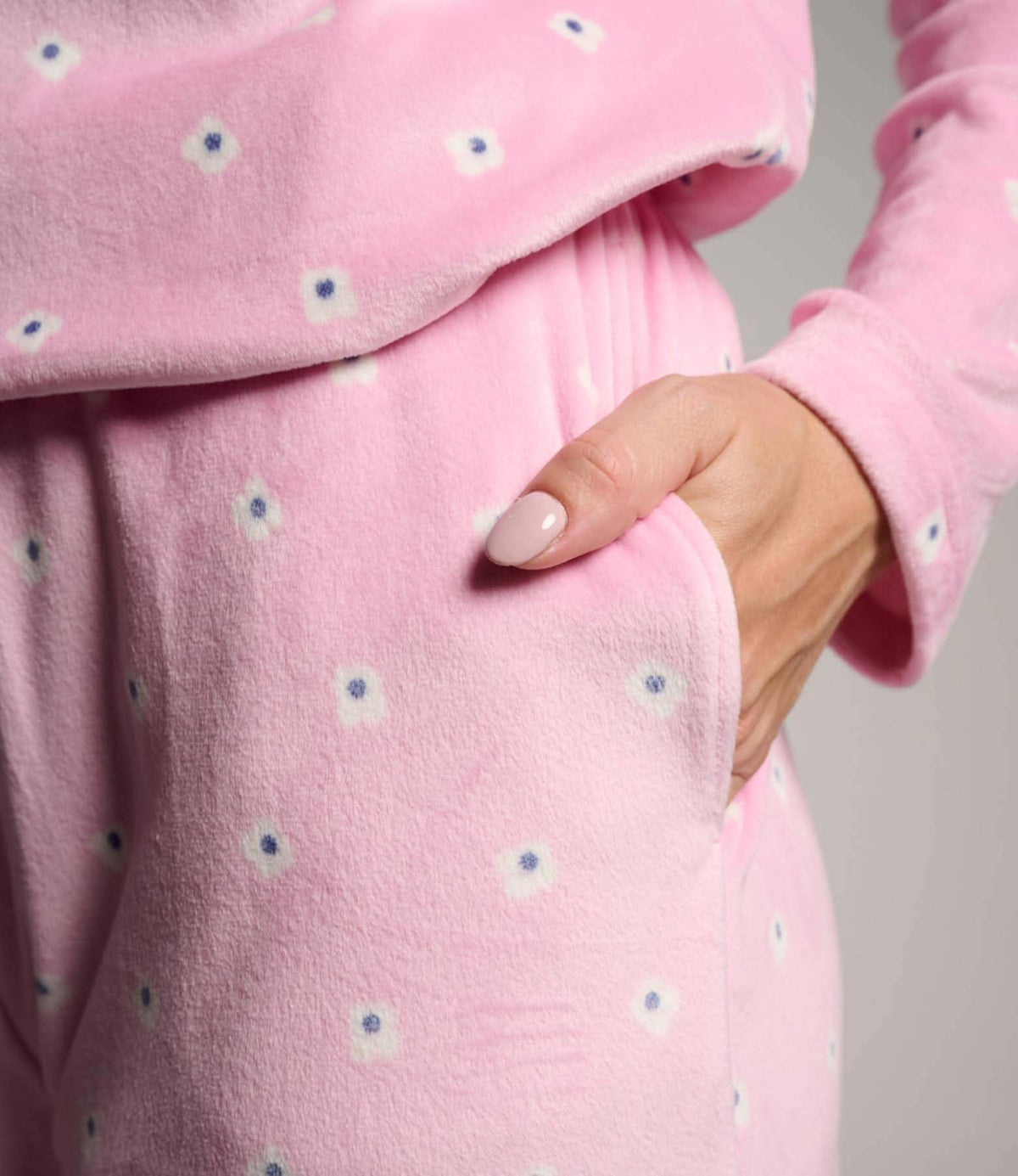 Pijama largo de mujer rosa Me Quiero Mucho