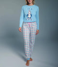 Pijama Invierno Mujer Interior Perchado Pingüino