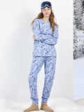 Pijama largo Snoopy mujer
