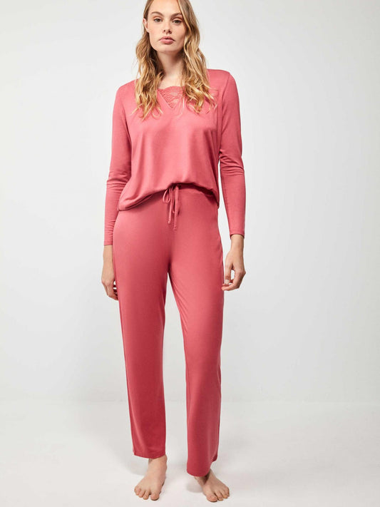 PIJAMA MANGA LARGA MUJER BASIC GOBBLEGUM