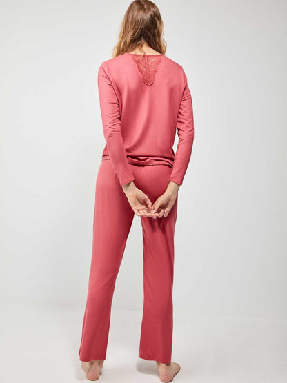 PIJAMA MANGA LARGA MUJER BASIC GOBBLEGUM