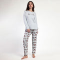 PIJAMA MANGA LARGA MUJER HOME IS WHERE THE DOG IS